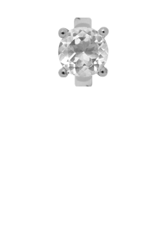 Køb Christina Collect Charm - Crystal Quarz, silver - Modelnr: 650-S08CRYSTAL hos Guldsmed Smeds