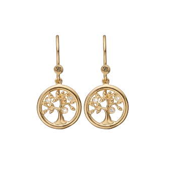 Køb Christina Jewelry & Watches - Tree of Life, ear rings, silver - Model: 670-G21 hos Guldsmed Smeds