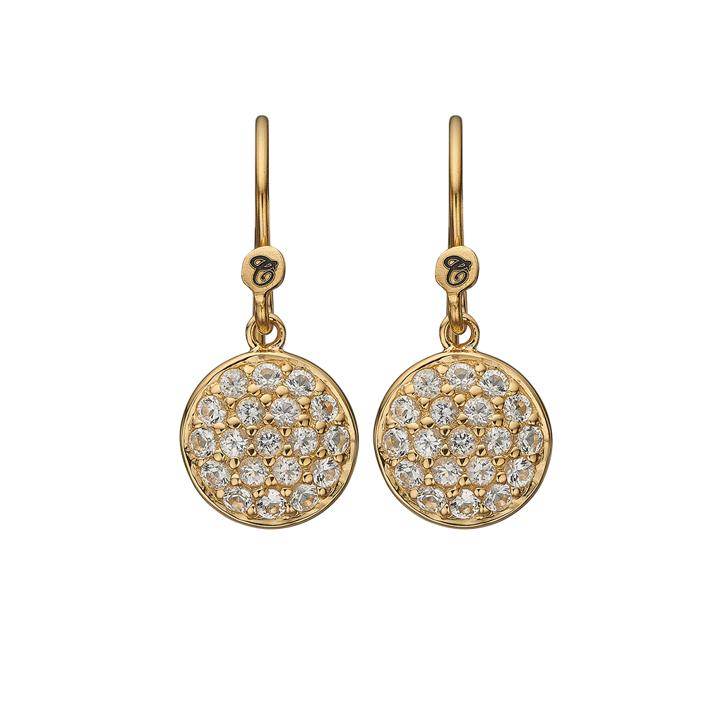 Køb Christina Jewelry & Watches - My Stars, ear rings, goldpl silver - Model: 670-G27 hos Guldsmed Smeds