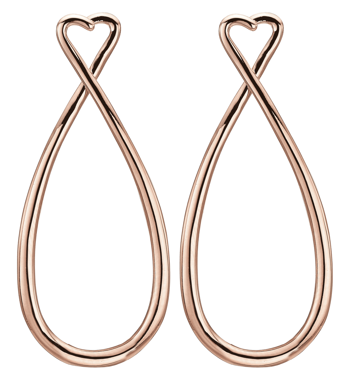 Køb Christina ørering til charms - 50MM - Modelnr.: 670-R50HEART hos Guldsmed Smeds