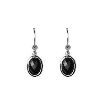 Køb Christina jewelry & watches - Hanging Onyx Dream, ørering, sølv - Modelnr.: 670-S01black hos Guldsmed Smeds