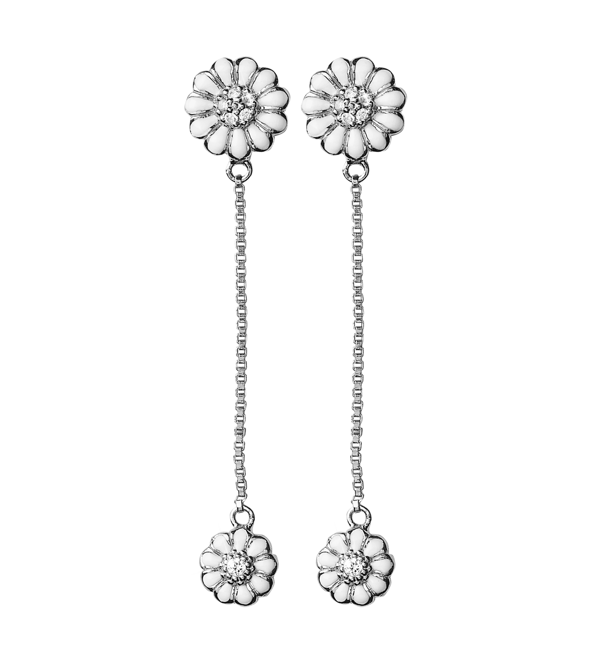 Køb Christina Hangers - 8 mm Flying Marguerites, sølv - Modelnr: 670-S05 hos Guldsmed Smeds