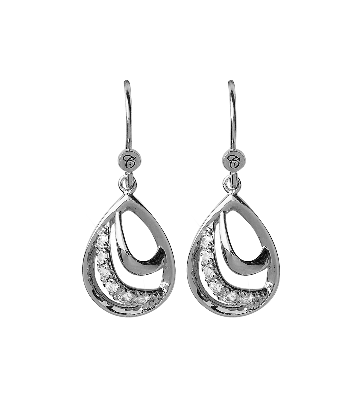 Køb Christina Hangers - Hanging Beauty, ørering, sølv - Modelnr: 670-S08 hos Guldsmed Smeds