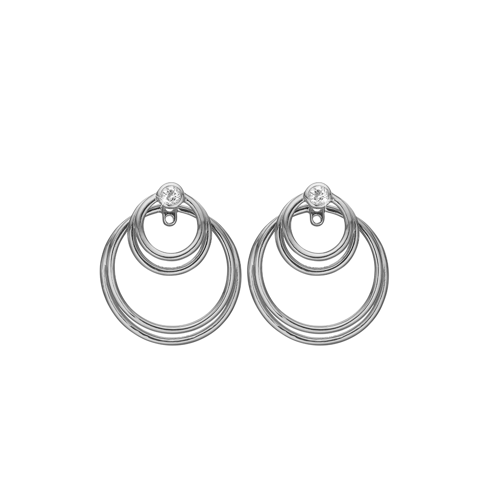 Køb Christina Jewelry & Watches - Circles of Joy, ear rings, silver - Model: 670-S26 hos Guldsmed Smeds