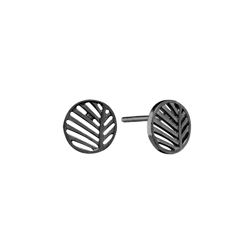 Køb Christina jewelry & watches - My Special Palm, ørestik, sort rhod sølv - Modelnr: 671-B83 hos Guldsmed Smeds