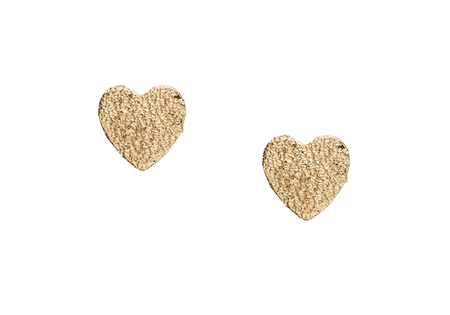 Køb Christina jewelry & watches - Sparkling Hearts, studs, goldpl silver - Modelnr.: 671-G08 hos Guldsmed Smeds