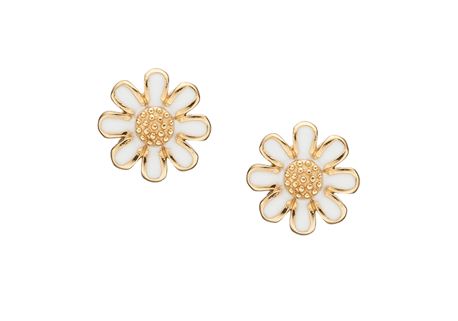Køb Christina jewelry & watches - Marguerite, studs, goldpl silver - Modelnr.: 671-G11 hos Guldsmed Smeds