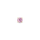 Christina jewelry & watches - Ørestik, forgyldt med pink syntetisk zirkon - Model: 671-G114pink