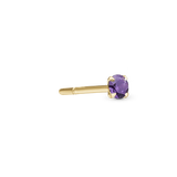 Christina jewelry & watches - Ørestik, forgyldt med lilla amethyst - Model: 671-G114purple