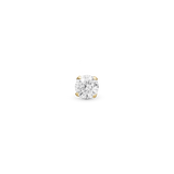 Christina jewelry & watches - Ørestik, forgyldt med hvid syntetisk zirkon - Model: 671-G114white