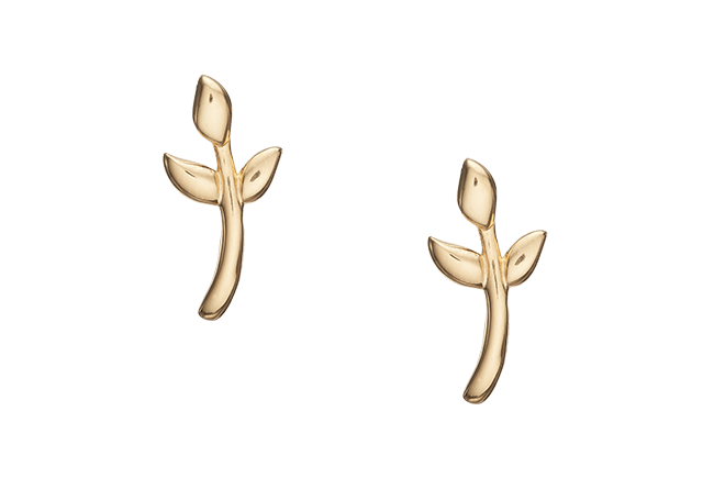 Køb Christina jewelry & watches - Laurel Leafs, goldpl silver - Modelnr.: 671-G25 hos Guldsmed Smeds