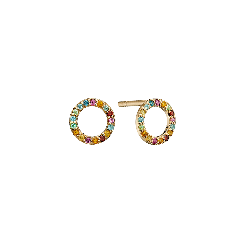Køb Christina jewelry & watches - World Goals, ørestik, forgyldt sølv - Modelnr: 671-G82 hos Guldsmed Smeds