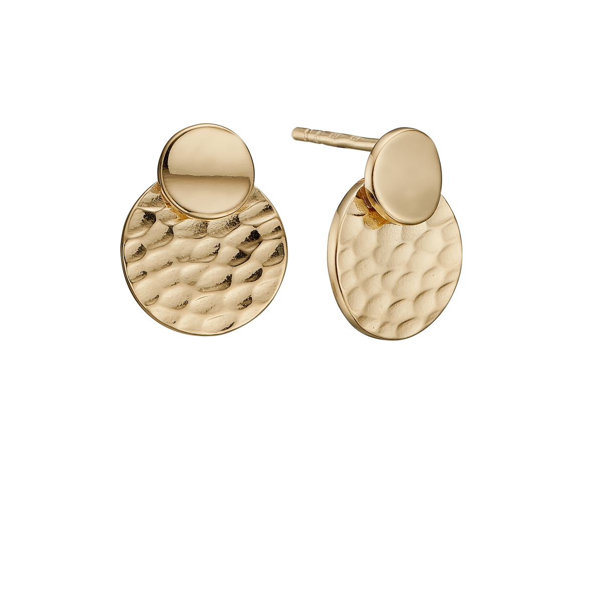 Køb Christina jewelry & watches - More Experience, ørestik, 12 mm, forgyldt s - Modelnr: 671-G92 hos Guldsmed Smeds