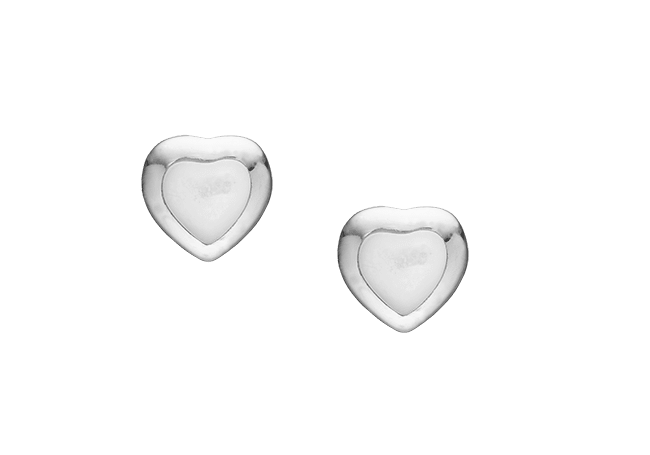 Køb Christina Collect Øreringe - MOP Hearts, studs, silver - Modelnr: 671-S15 hos Guldsmed Smeds
