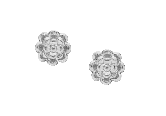 Køb Christina Collect Øreringe - Roses, studs, silver - Modelnr: 671-S30 hos Guldsmed Smeds