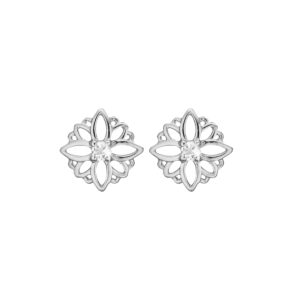 Køb Christina jewelry & watches - Natural Flower, studs, silver - Modelnr.: 671-S34 hos Guldsmed Smeds