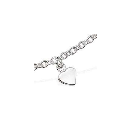 Køb Scrouples - Børnearmbånd sølv m. hjerte - 14+2cm - Modelnr.: 671292 hos Guldsmed Smeds
