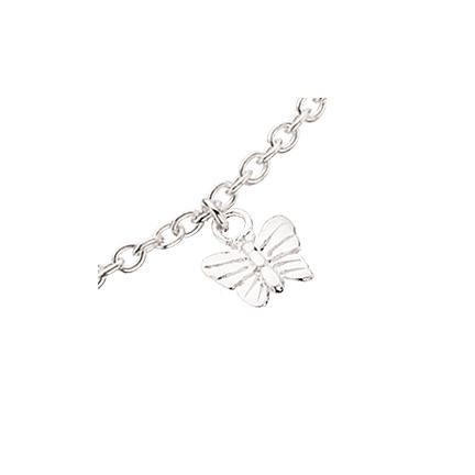 Køb Scrouples - Børnearmbånd sølv m sommerfugl - 14+2cm - Modelnr.: 671352 hos Guldsmed Smeds