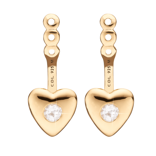 Køb Christina jewelry & watches - Big Hearts, add on, forgyldt sølv - Modelnr.: 673-G02 hos Guldsmed Smeds