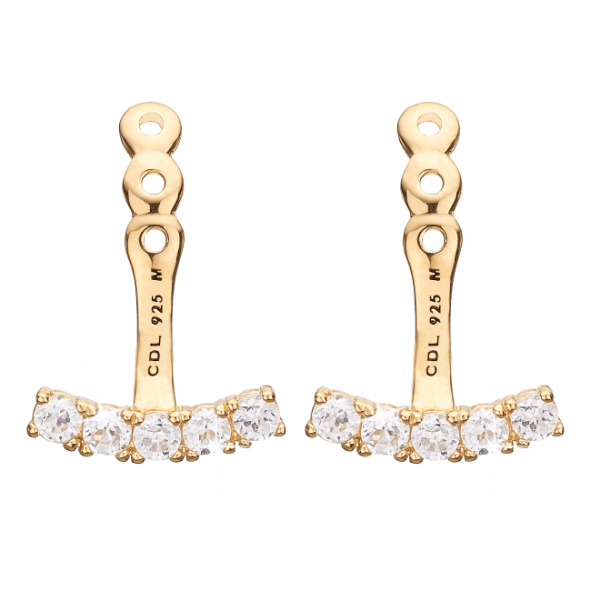 Køb Christina jewelry & watches - Flying Crystals, add on, forgyldt sølv - Modelnr.: 673-G05 hos Guldsmed Smeds