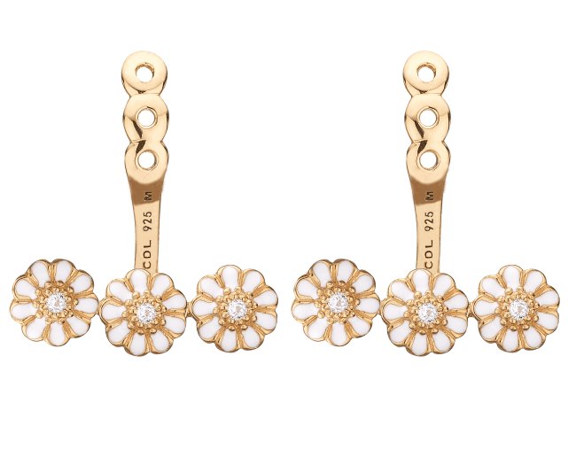Køb Christina jewelry & watches - Long Marguerites, add on, forgyldt sølv - Modelnr.: 673-G07 hos Guldsmed Smeds