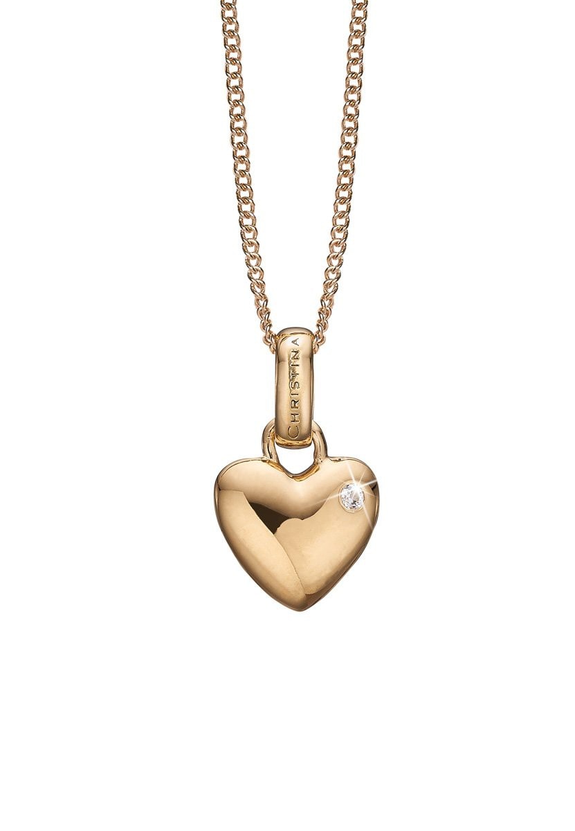 Køb Christina jewelry - Big Love, vedhæng uden kæde, forgyldt sølv - Modelnr.: 680-G01 hos Guldsmed Smeds