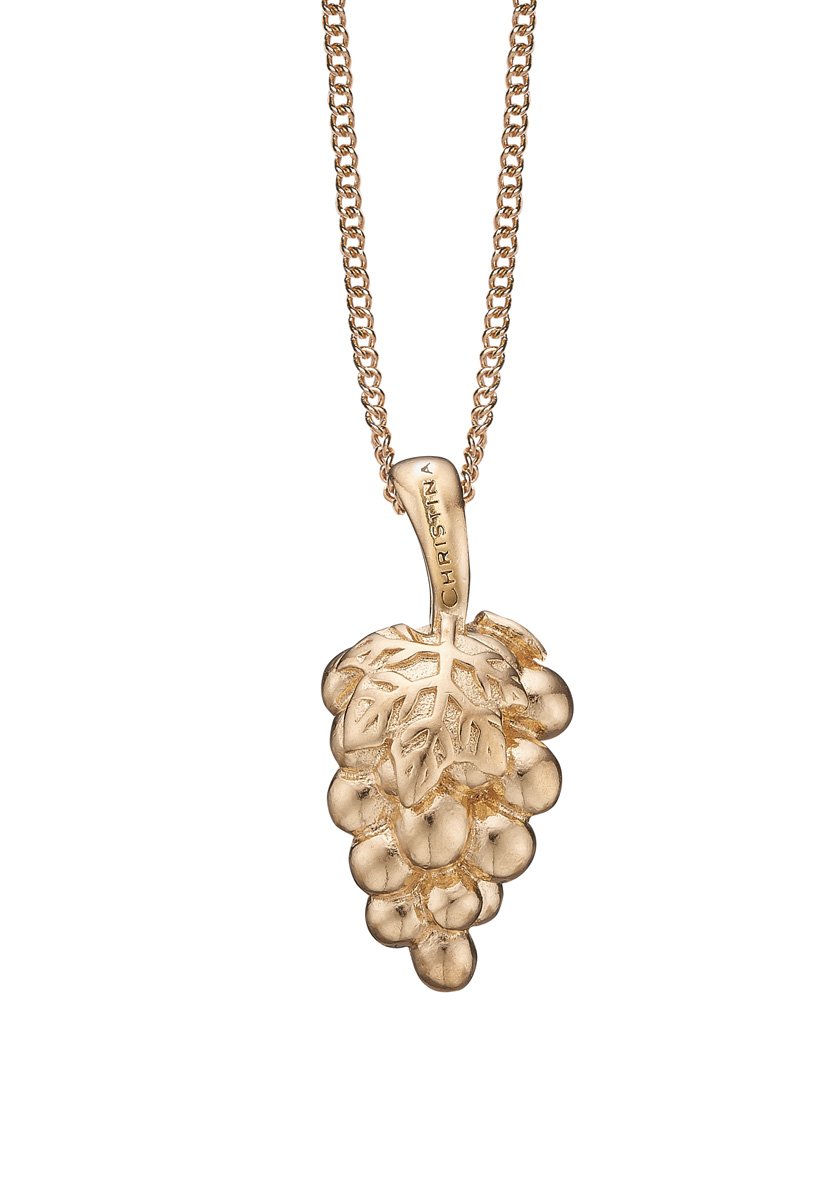 Køb Christina jewelry - Grape vedhæng, forgyldt sølv - Modelnr.: 680-G08 hos Guldsmed Smeds