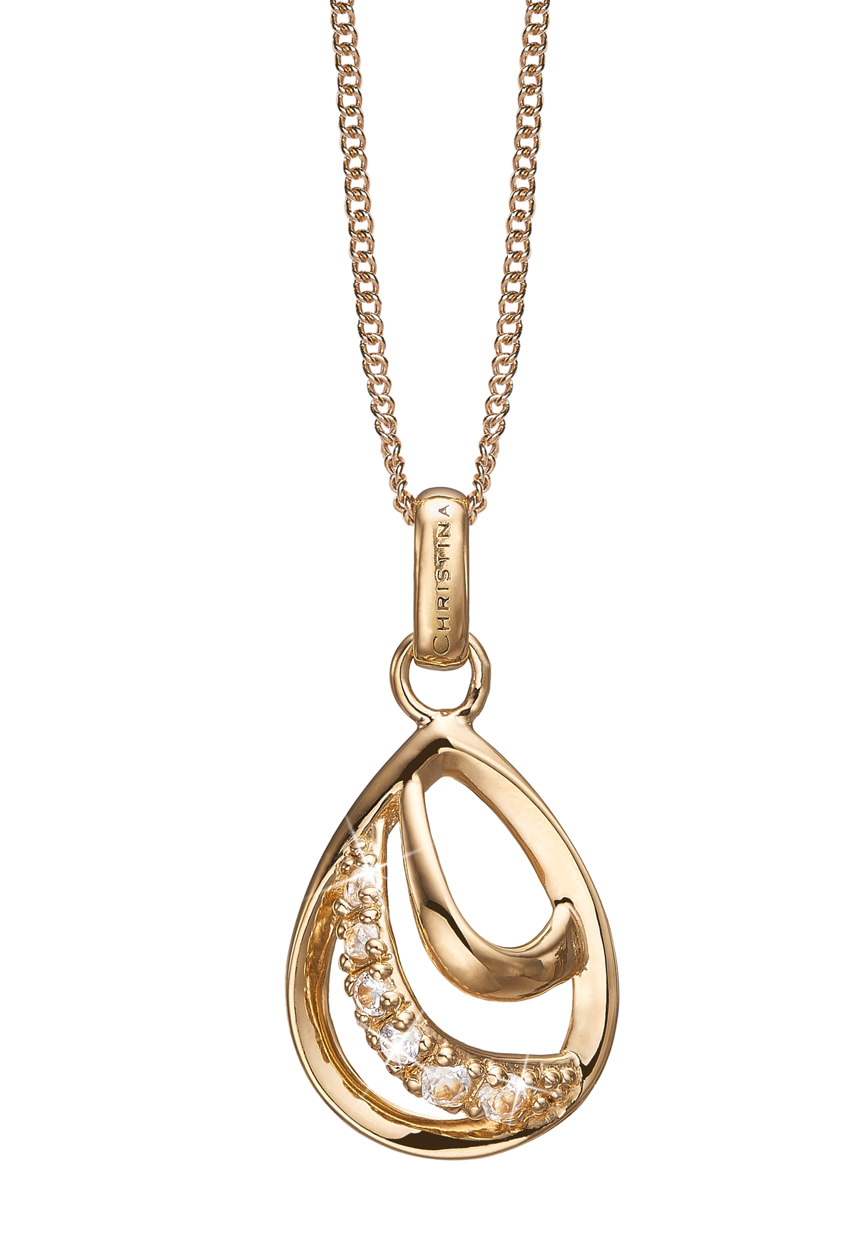 Køb Christina jewelry - Beauty vedhæng uden kæde, forgyldt - Modelnr.: 680-G10 hos Guldsmed Smeds