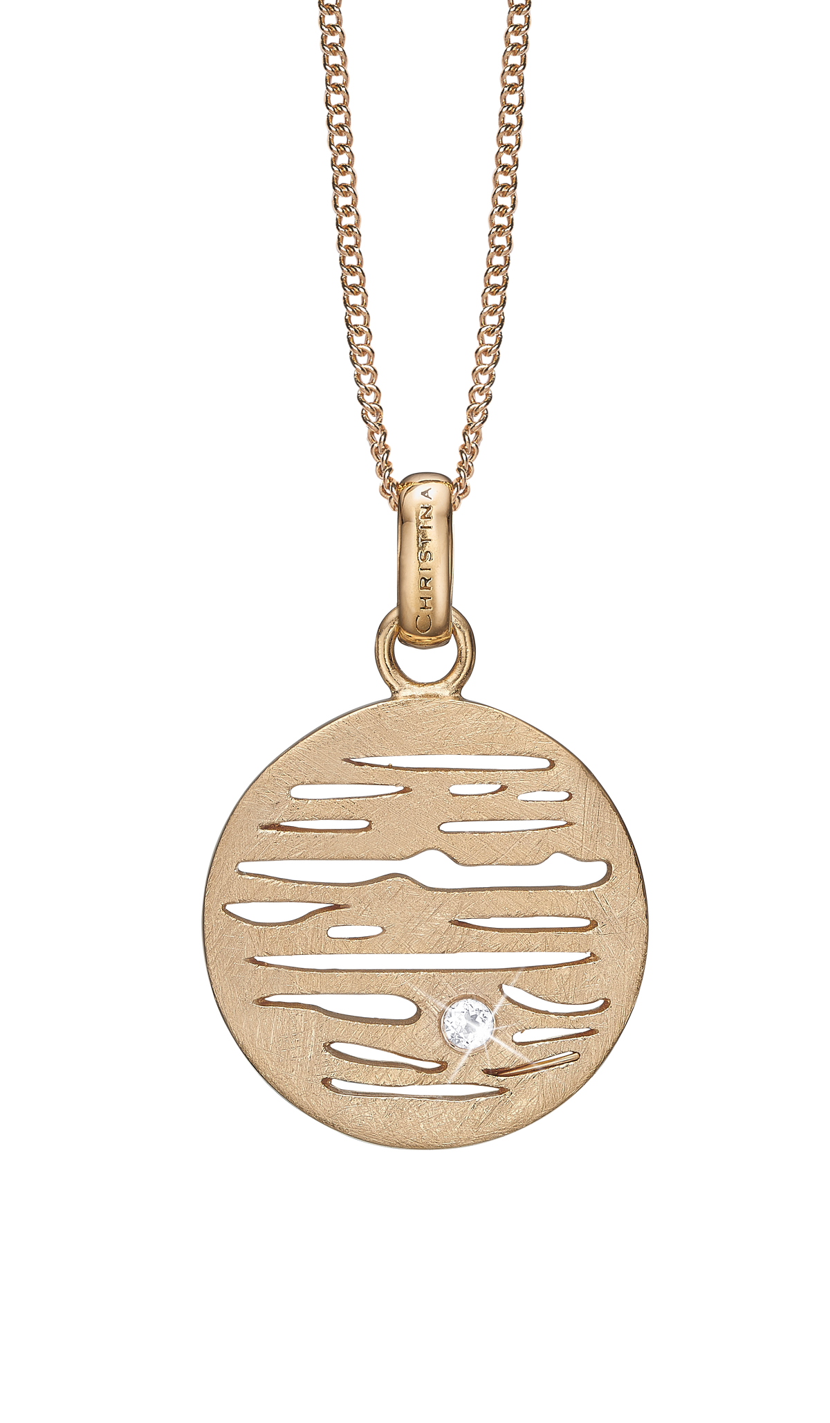 Køb Christina jewelry - Jupiter, vedhæng uden kæde, forgyldt sølv - Model: 680-G59 hos Guldsmed Smeds