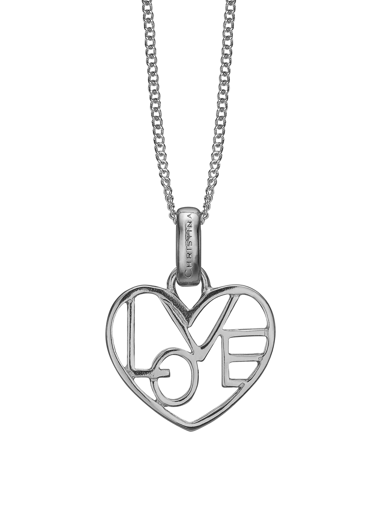Køb Christina jewelry - Loveable vedhæng uden kæde, sølv - Model: 680-S05 hos Guldsmed Smeds