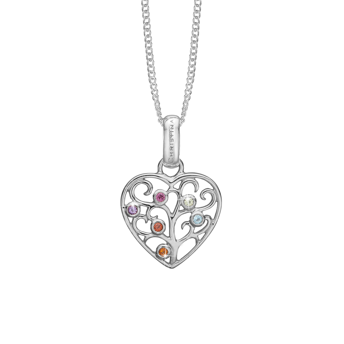Christina Family Tree of Love vedhæng i sølv