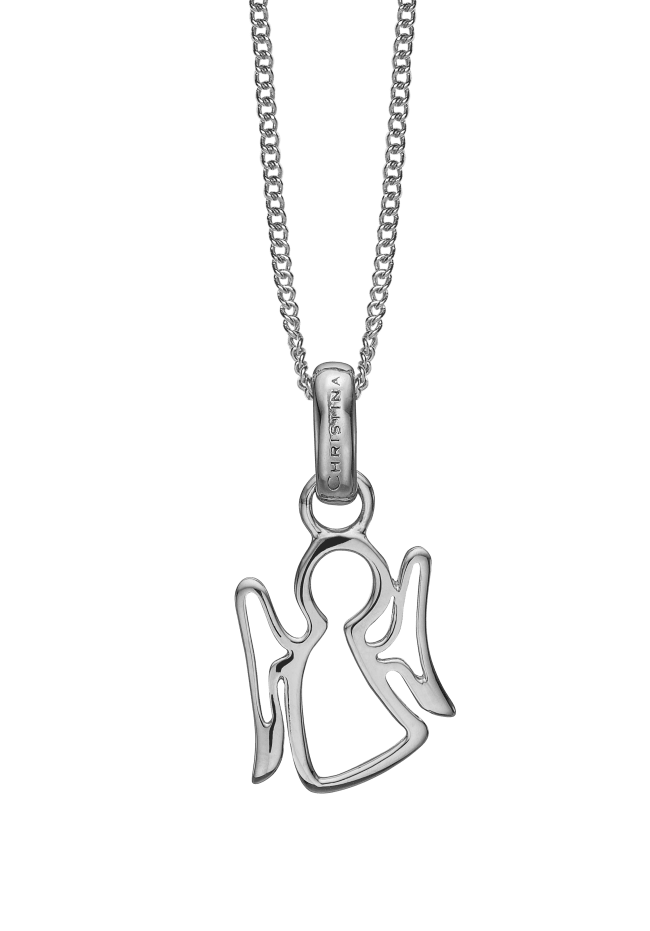 Køb Christina jewelry - engel vedhæng uden kæde , sølv - Modelnr.: 680-S18 Uden kæde hos Guldsmed Smeds