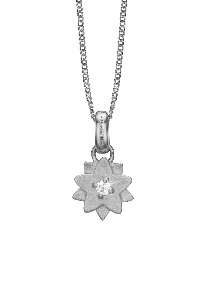 Køb Christina jewelry - topas blomster vedhæng uden kæde, sølv - Modelnr.: 680-S26 hos Guldsmed Smeds