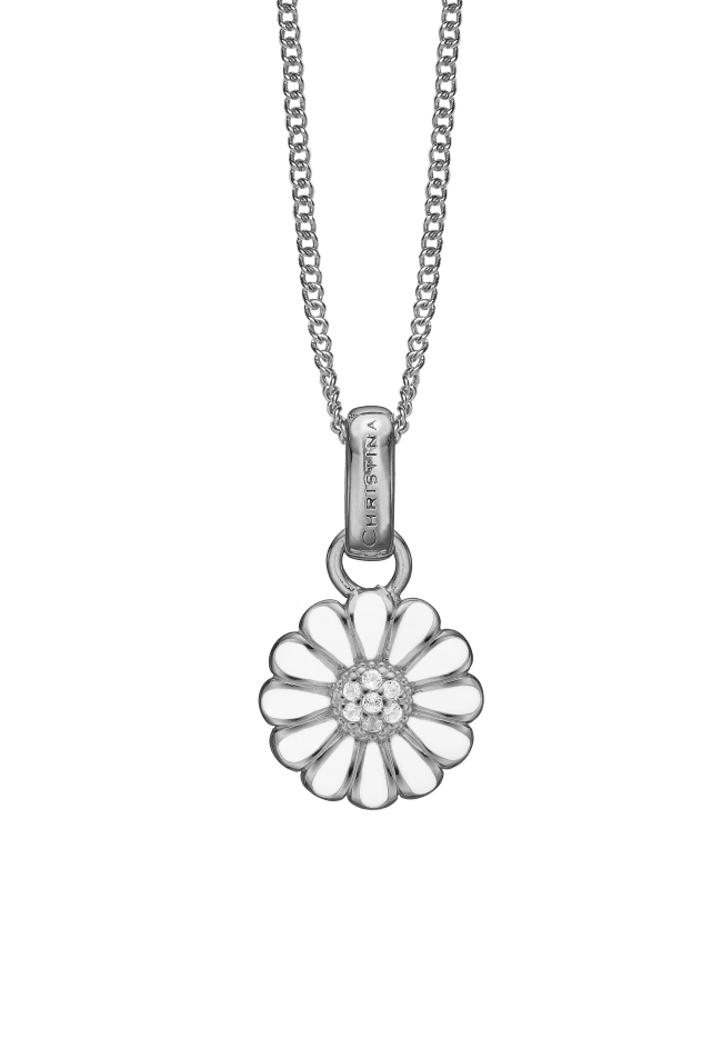 Køb Christina jewelry - 12 mm Marguerite vedhæng uden kæde, sølv - Modelnr.: 680-s29 hos Guldsmed Smeds