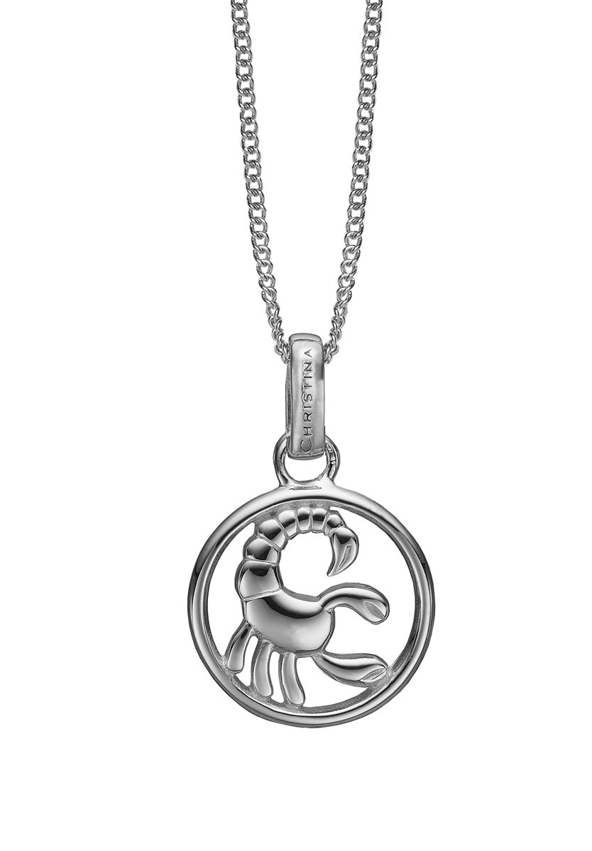 Køb Christina jewelry - Zodiac Scorpio vedhæng uden kæde, sølv - Modelnr.: 680-S38-10 hos Guldsmed Smeds