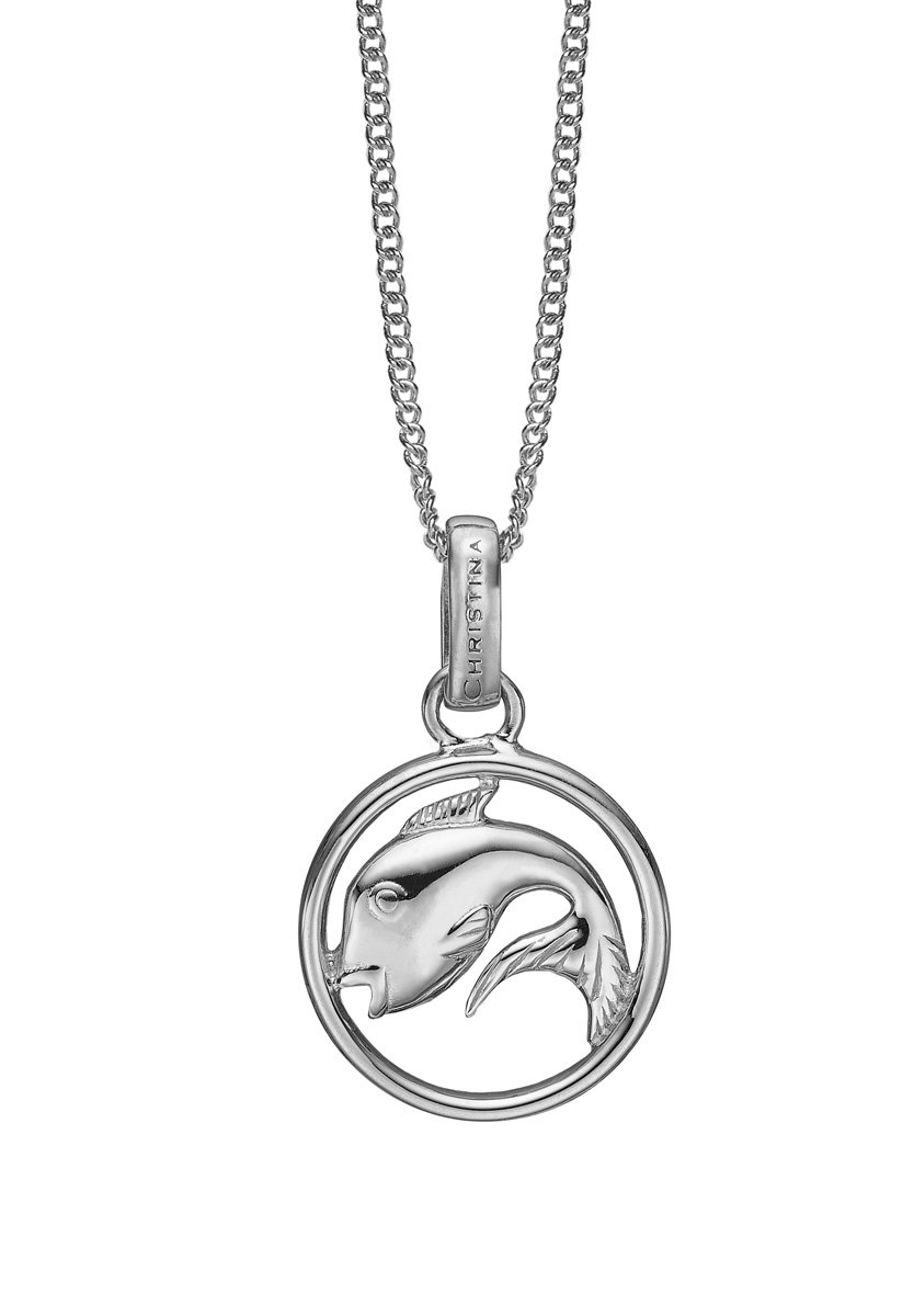 Køb Christina jewelry - Zodiac Pisces vedhæng uden kæde, sølv - Modelnr.: 680-S38-2 hos Guldsmed Smeds