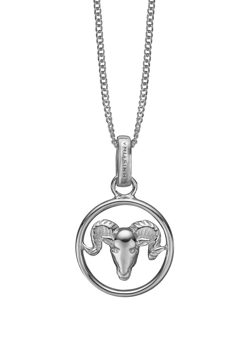 Køb Christina jewelry - Zodiac Aries vedhæng uden kæde, sølv - Modelnr.: 680-S38-3 hos Guldsmed Smeds