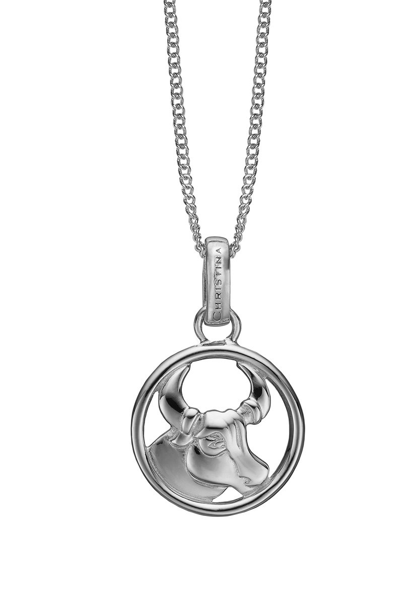 Køb Christina jewelry - Zodiac Taurus vedhæng uden kæde, sølv - Modelnr.: 680-S38-4 hos Guldsmed Smeds