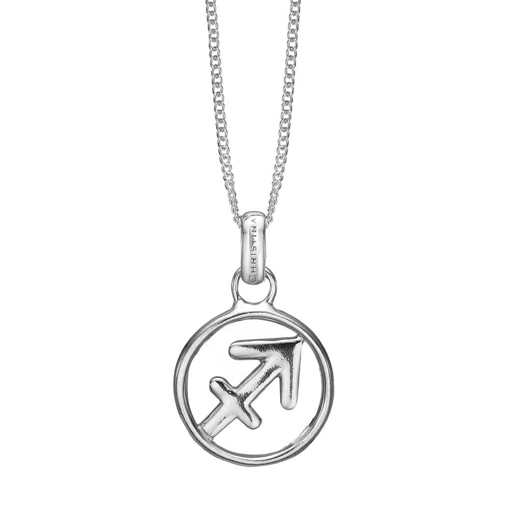 Køb Christina jewelry & watches - Zodiac Sagittarius/Skytte vedhæng, sølv - Modelnr: 680-S67-11 hos Guldsmed Smeds