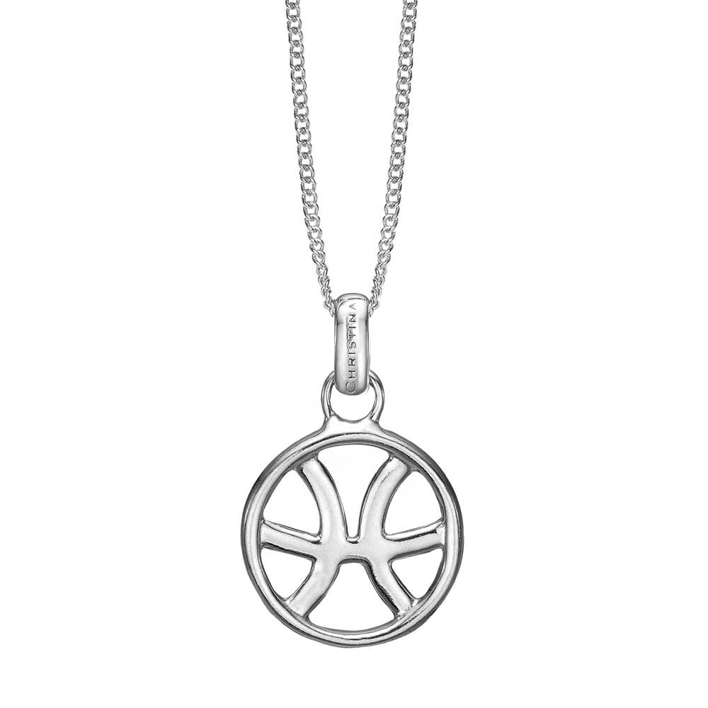Køb Christina jewelry & watches - Zodiac Pisces/Fisk vedhæng, sølv - Modelnr: 680-S67-2 hos Guldsmed Smeds