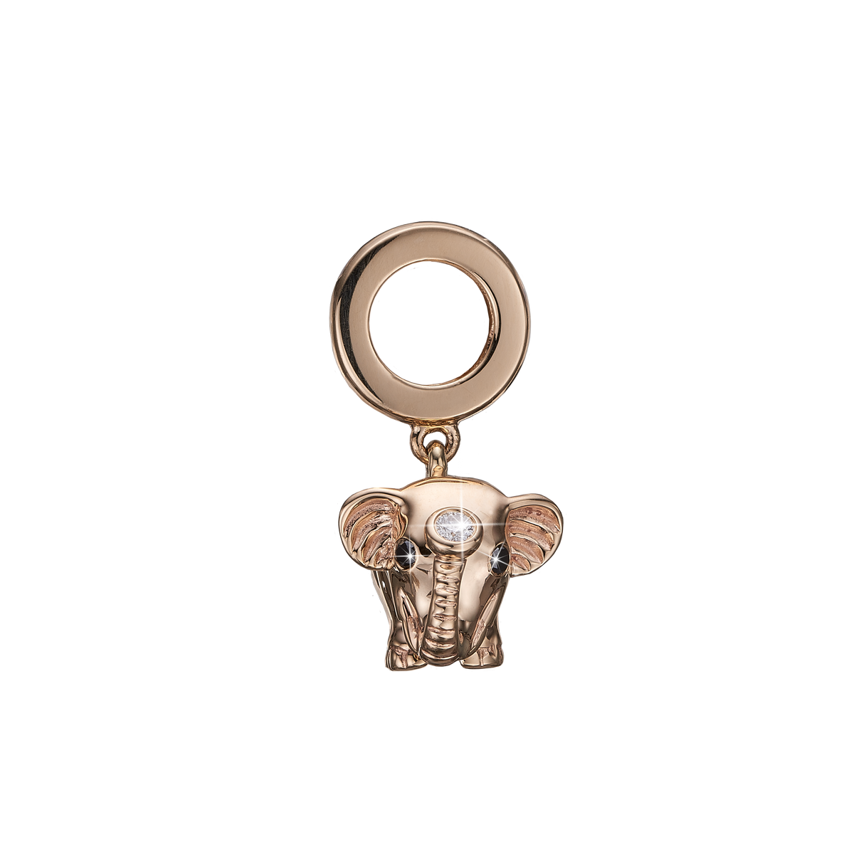 Køb Christina jewelry & watches - Diamond Elephant, 14 ct solid Gold - Modelnr.: 691-RG07 hos Guldsmed Smeds