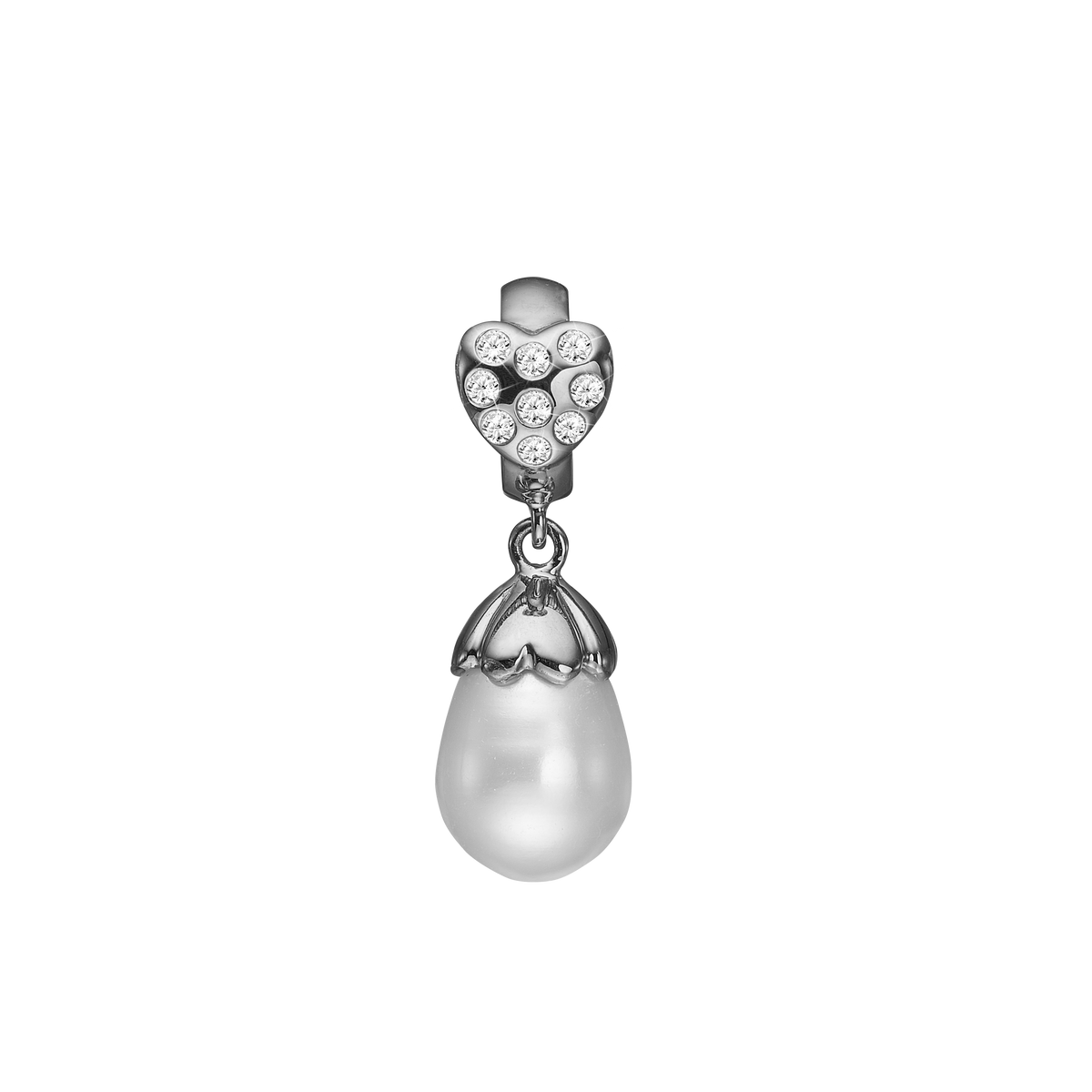 Køb Christina jewelry & watches - Pearl Love, 14 ct solid White Gold - Modelnr.: 691-WG01 hos Guldsmed Smeds