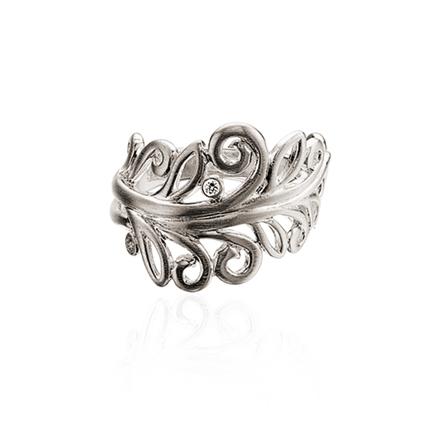 Køb Scrouples - Ring sølv sort rhod. - Modelnr.: 710802 hos Guldsmed Smeds
