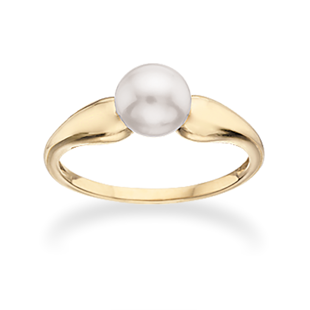 Køb Scrouples - Ring 8 kt. perle - Model nr.: 711593 hos Guldsmed Smeds