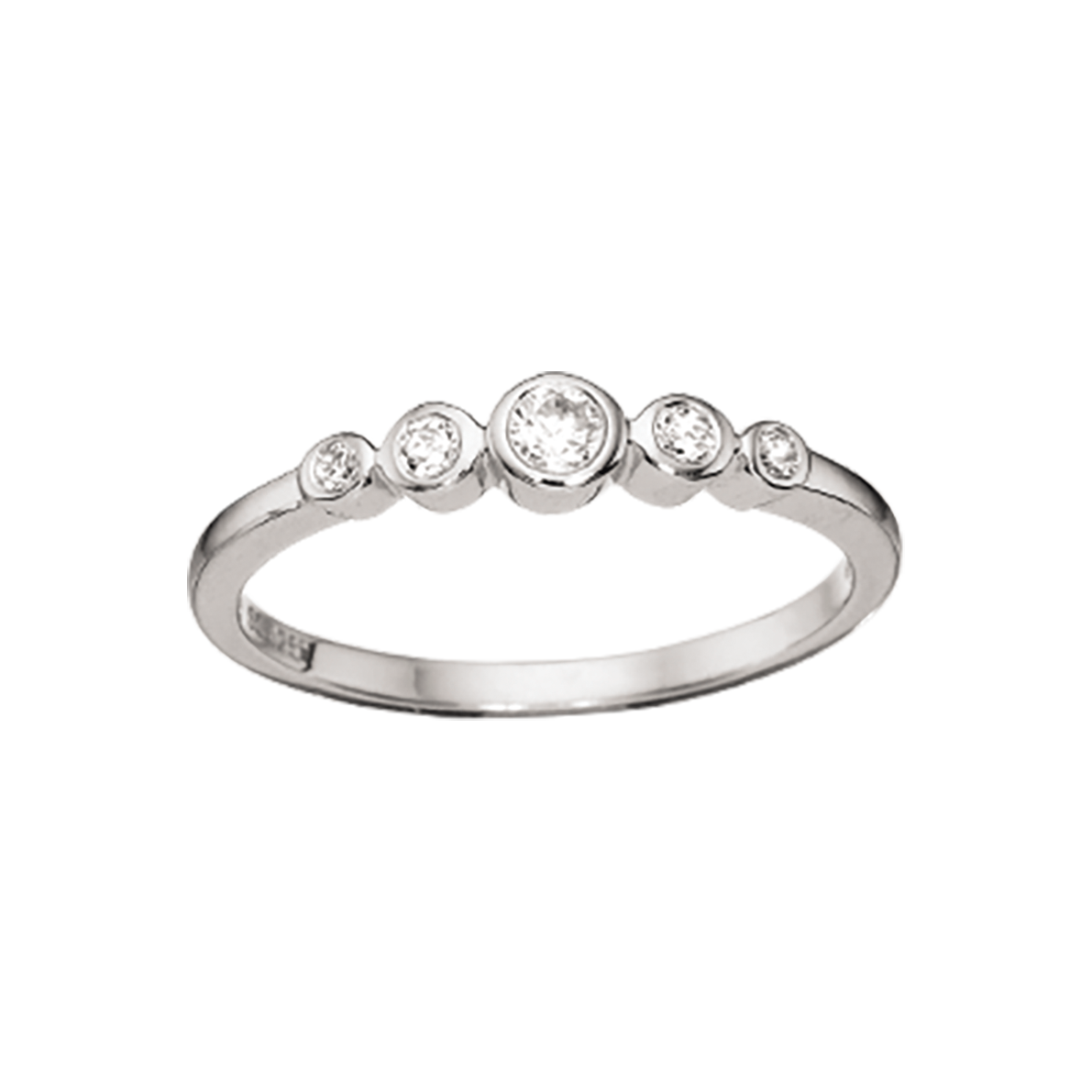 Køb Scrouples - Soho ring syn.zir. sølv rhodineret - Model: 723952 hos Guldsmed Smeds