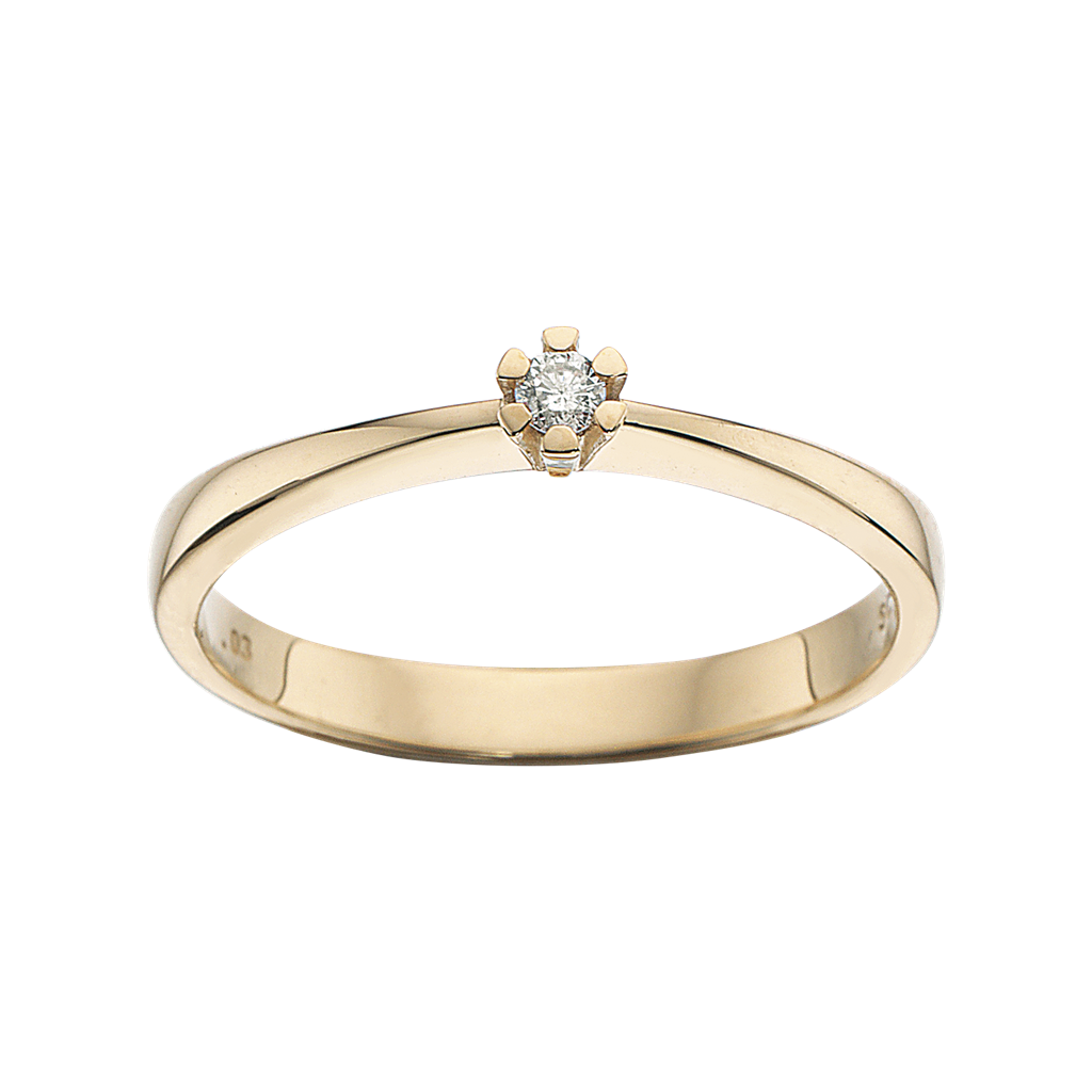 Køb Scrouples - Vida ring rødguld 0,03 W/P1 8 kt - Model: 7813,03 hos Guldsmed Smeds