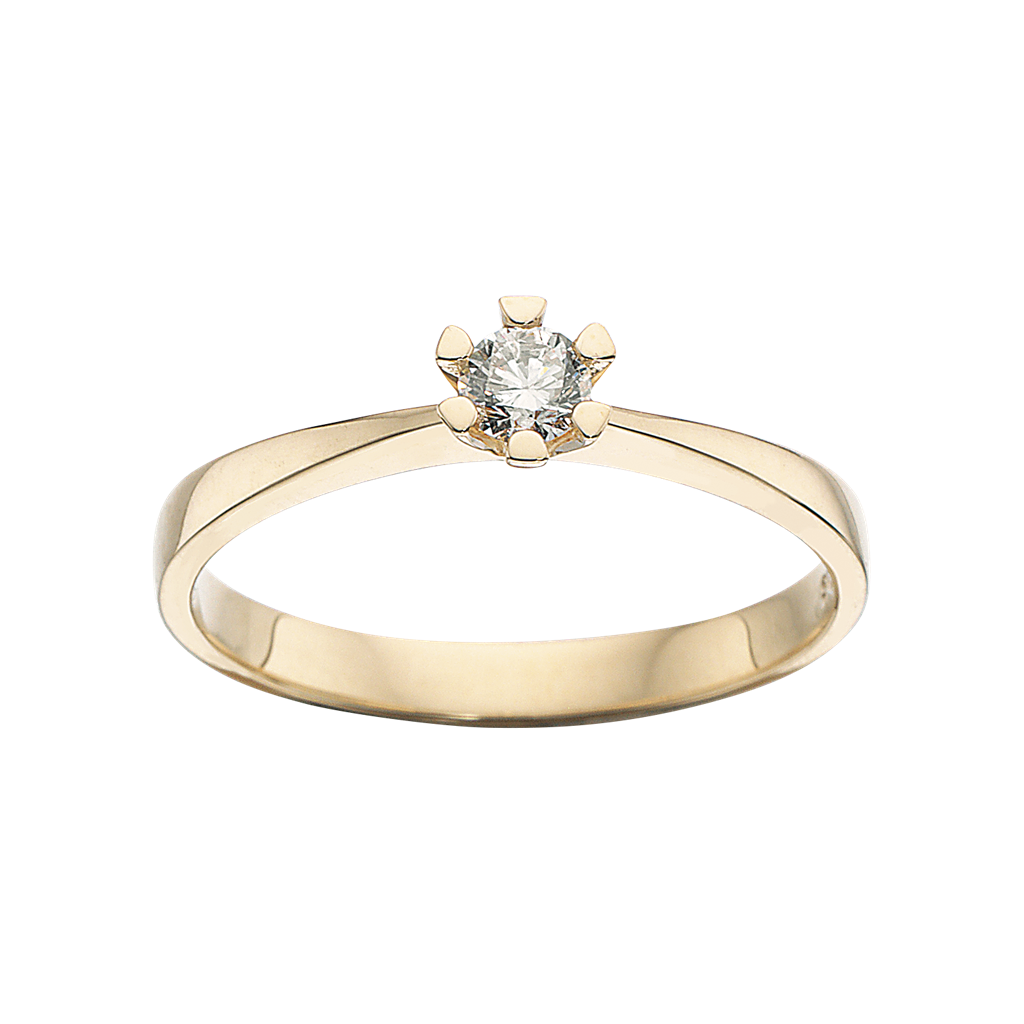 Køb Scrouples - Vida ring rødguld 0,15 W/P1 8 kt - Model: 7813,15 hos Guldsmed Smeds