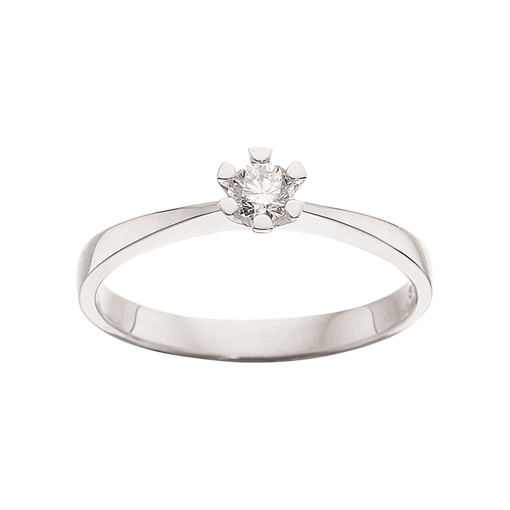 Køb Scrouples - Vida ring hvidguld 0,15 W/P1 8 kt - Model: 7814,15 hos Guldsmed Smeds