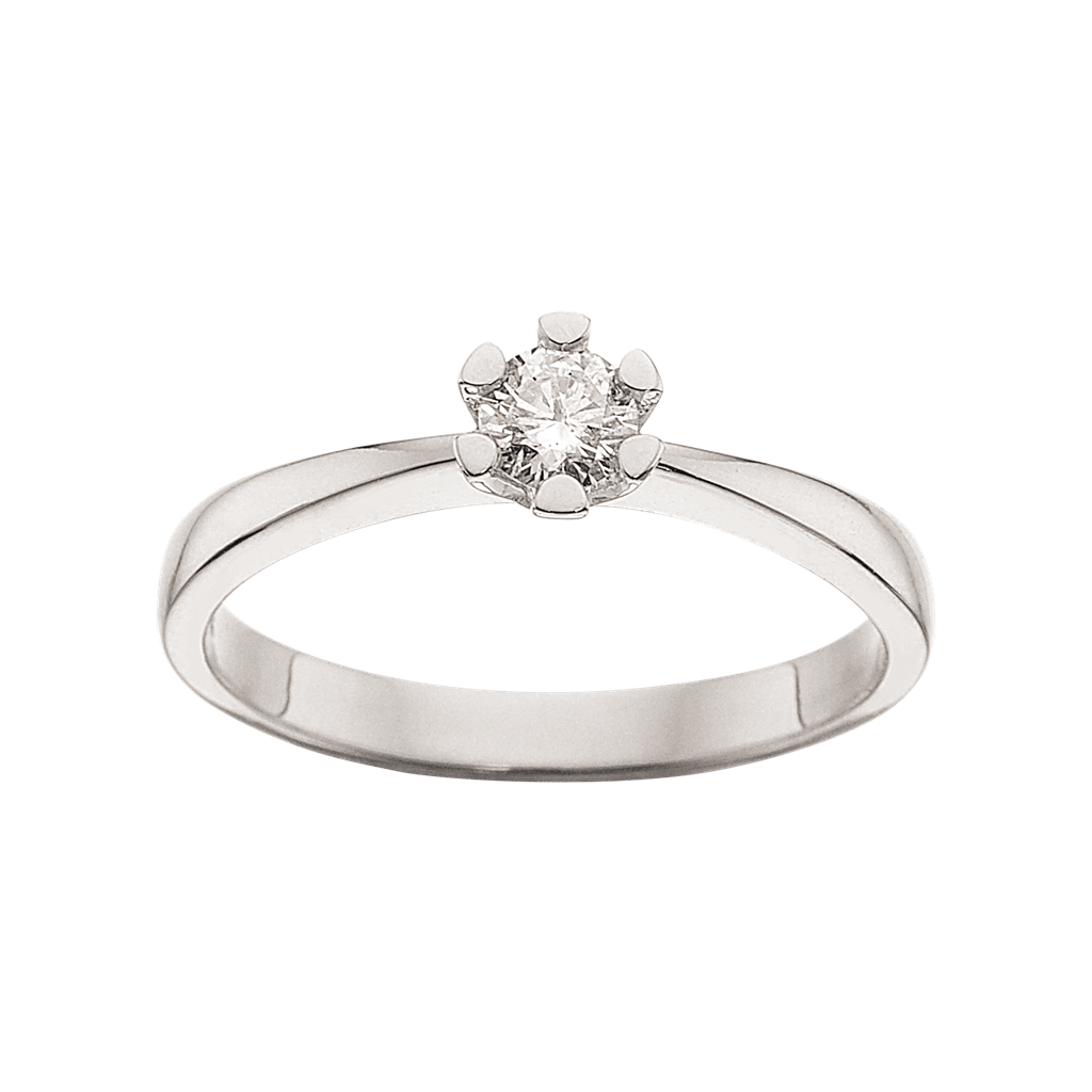 Køb Scrouples - Vida ring hvidguld 0,20 W/P1 8 kt - Model: 7814,20 hos Guldsmed Smeds