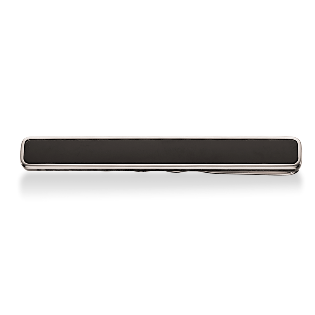 Køb Scrouples - Slipseholder onyx stål - Model: 801511 hos Guldsmed Smeds